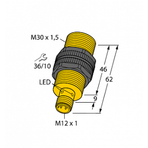 Индуктивный датчик TURCK BI10U-S30-AP6X-H1141