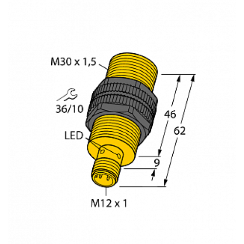 Индуктивный датчик TURCK BI10U-S30-AP6X-H1141