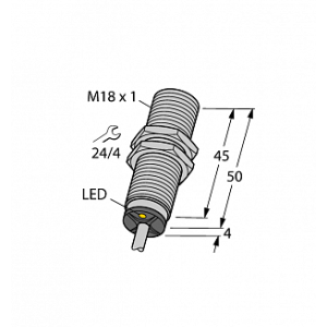 Индуктивный датчик TURCK BI10U-M18-AP6X