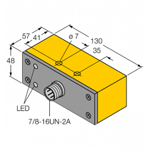 Индуктивный датчик TURCK NI30-Q130-ADZ30X2-B1131