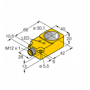 Кольцевой датчик TURCK BI30R-Q20-AP6X2-H1741