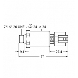 Датчик давления TURCK PT100R-2105-I2-DT043P