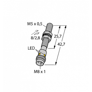 Индуктивный датчик TURCK BI1-EG05-AP6X-V1331