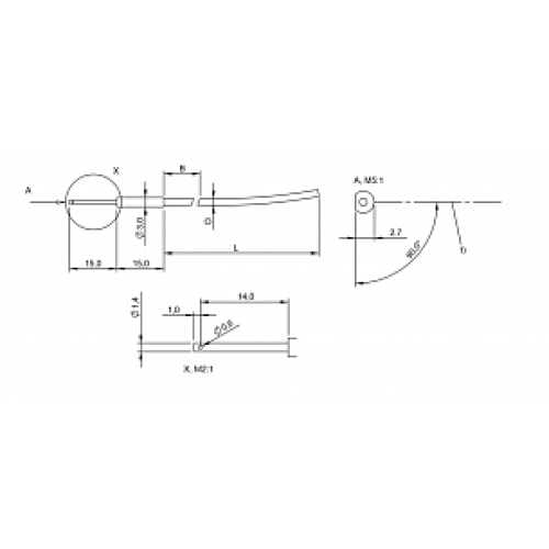 Оптоволоконный кабель Balluff BFO D22-LA-QB-PAK-05-02