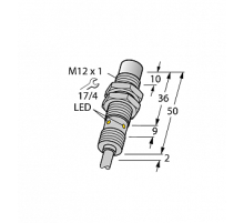 Индуктивный датчик TURCK NI10U-EM12WD-AP6X