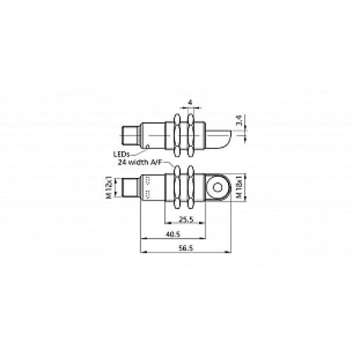 Ультразвуковой датчик Microsonic nero-15/WK/CE