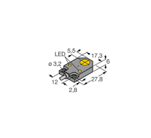 Индуктивный датчик TURCK BI3-Q06-AN6X2