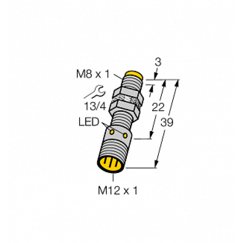 Индуктивный датчик TURCK NI3-EG08K-AP6X-H1341