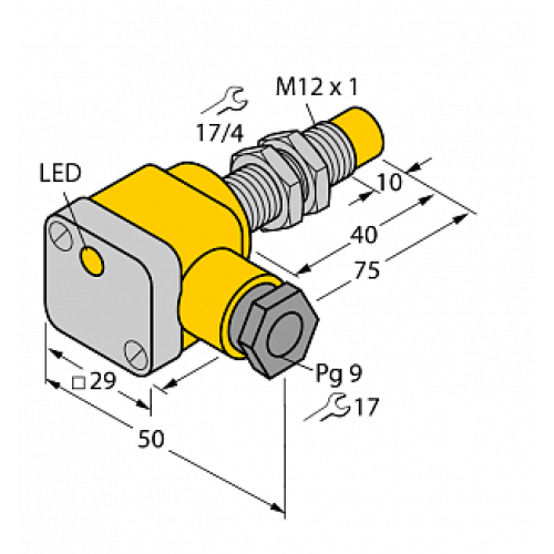 Индуктивный датчик TURCK NI5-G12SK-AP6X