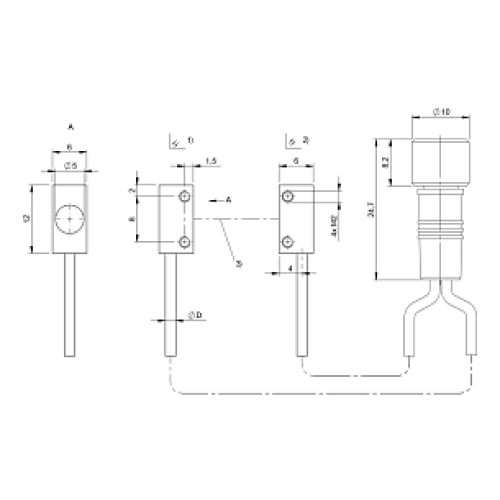 Оптоволоконный кабель Balluff BOH TR-Q06-001-01-S49F