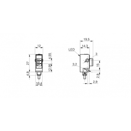 Усилитель для оптоволоконных датчиков Baumer FVDK 10N5101