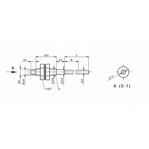 Оптоволоконный кабель Balluff BFO D22-LAH-KB-EAK-10-02