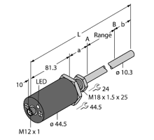  Датчик линейных перемещений TURCK LTX1950M-F10-SSI2-GAF1-X3-H1161