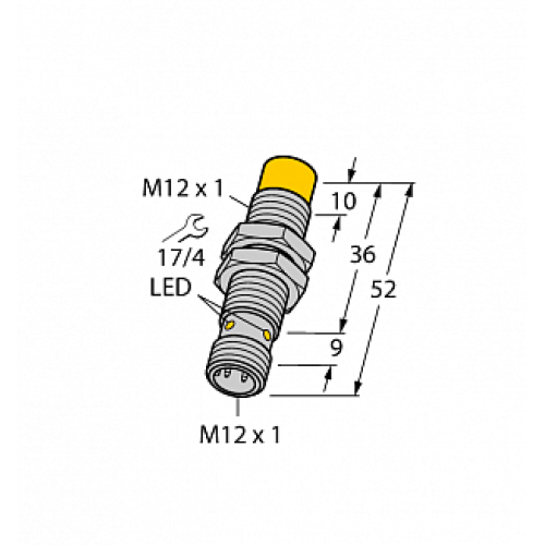 Индуктивный датчик TURCK NI8-M12-VP6X-H1141