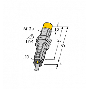 Индуктивный датчик TURCK NI4-M12-AZ31X