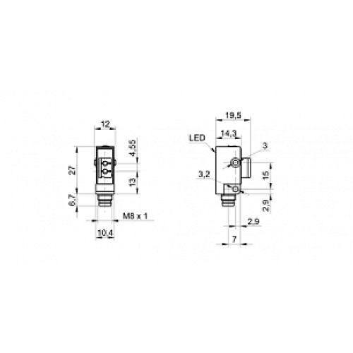 Усилитель для оптоволоконных датчиков Baumer FVDK 10N5101/S35A