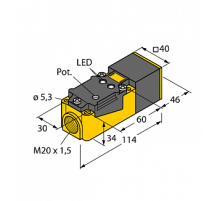 Емкостной датчик TURCK BC20-CP40-VP4X2