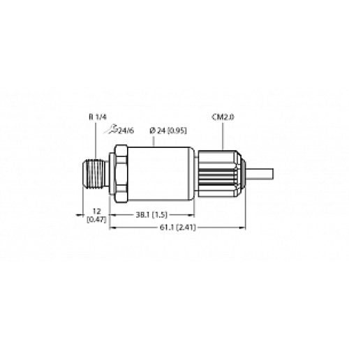 Датчик давления TURCK PT40R-2004-I2-CM2.0/O