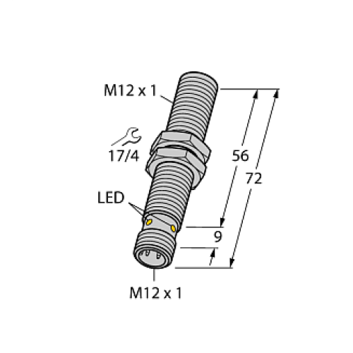 Индуктивный датчик TURCK BI3U-M12EE-AP6X-H1141