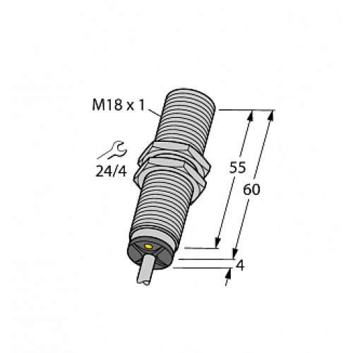 Индуктивный датчик TURCK BI5-M18-LIU