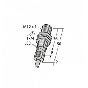 Индуктивный датчик TURCK BI4U-EM12WD-AN6X