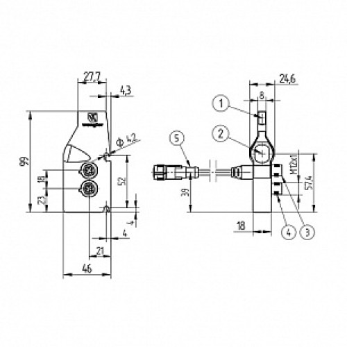 Оптический датчик Wenglor OPT1545