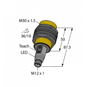 Емкостной датчик уровня TURCK BCT10-S30-UN6X2T-H1151