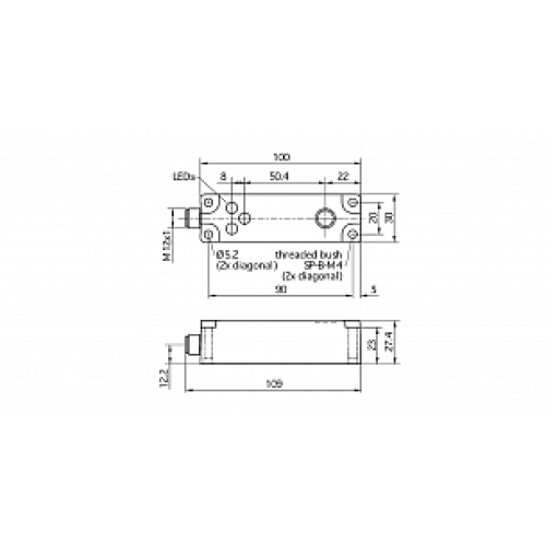 Ультразвуковой датчик Microsonic lcs-35/DDD/QP