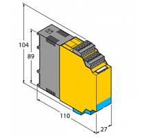 Блок обработки для датчиков потока TURCK FMX-IM-3UR38X