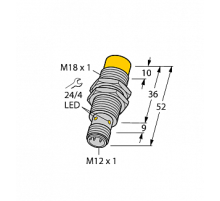 Индуктивный датчик TURCK NI15U-M18-AN6X-H1141
