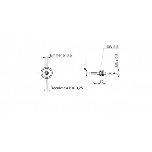 Оптоволоконный кабель Baumer FCE 200D1Y01