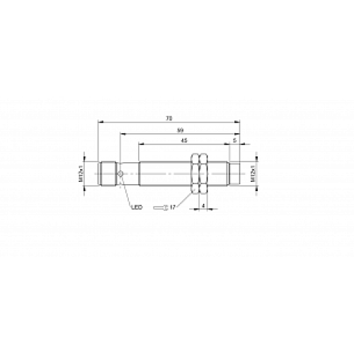 Индуктивный датчик безопасности Balluff BES M12EN-PFC40F-S04G-D11