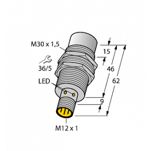 Индуктивный датчик TURCK NI20U-MT30-AN6X-H1141