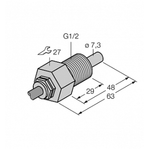 Датчик потока TURCK FCS-GL1/2A4-NA/D100