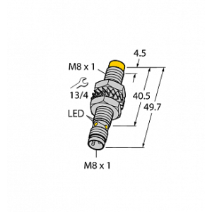 Индуктивный датчик TURCK NI3-M08E-AN6X-V1131