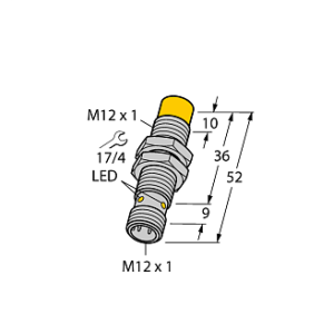 Индуктивный датчик TURCK NI5-EM12-Y1X-H1141