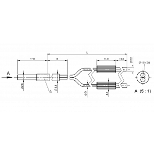 Оптоволоконный кабель Balluff BFO D13-XA-JB-EAK-20-02