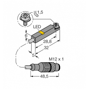 Магнитный датчик TURCK BIM-INT-Y1X-H1141