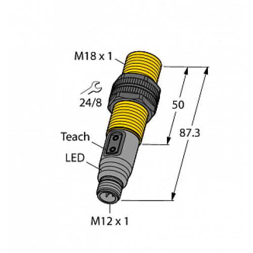 Емкостной датчик уровня TURCK BCT5-S18-UN6X2T-H1151