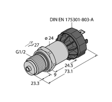 Датчик давления TURCK PT6R-1008-U1-DA91