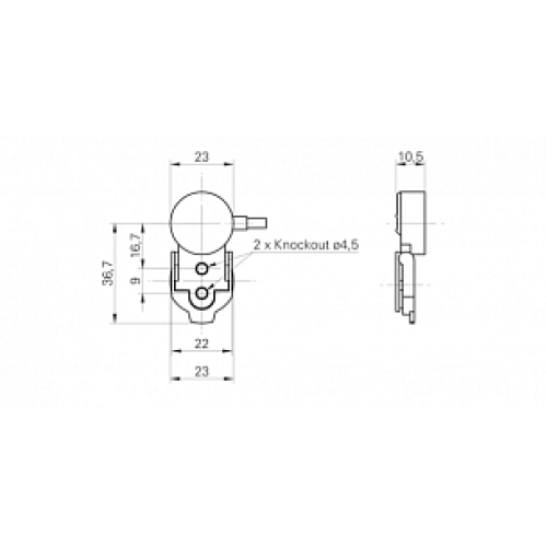 Оптический датчик уровня Baumer FODK 23P90Y0/0500