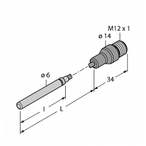 Датчик температуры TURCK TP-306A-CF-H1141-L5000