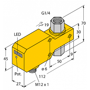 Датчик потока TURCK FCI-D06CTP-ARX-H1140