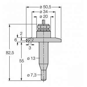 Датчик потока TURCK FCS-50A4-NA/D014