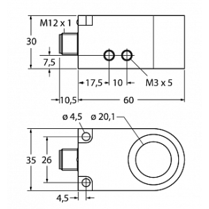 Кольцевой датчик TURCK BI20R-W30-DAP6X-H1141