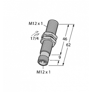 Индуктивный датчик TURCK BI4-M12-LIU-H1141