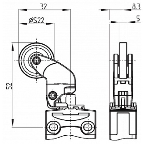 Kонцевой выключатель безопасности Schmersal PS116-Z12-STR-K250