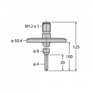 Датчик температуры TURCK TP-504A-TRI1.5-H1141-L100