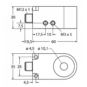 Кольцевой датчик TURCK BI10R-W30-DAN6X-H1141