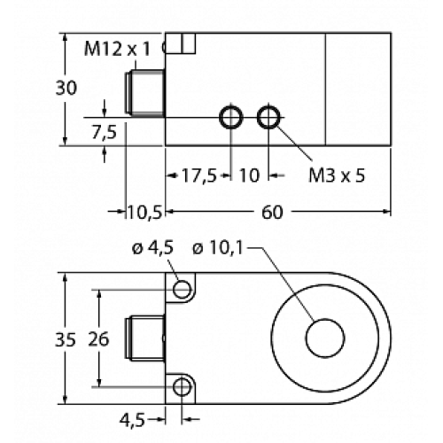 Кольцевой датчик TURCK BI10R-W30-DAN6X-H1141